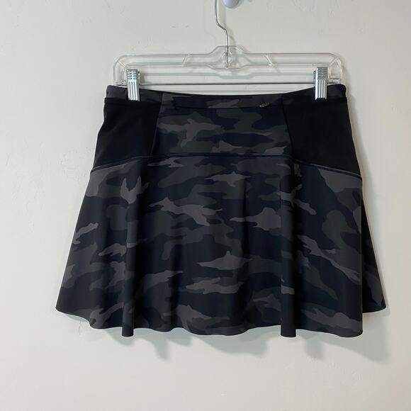 Athleta Women's Skort Skirt March Point Grey Black Camo Small - Picture 6 of 10